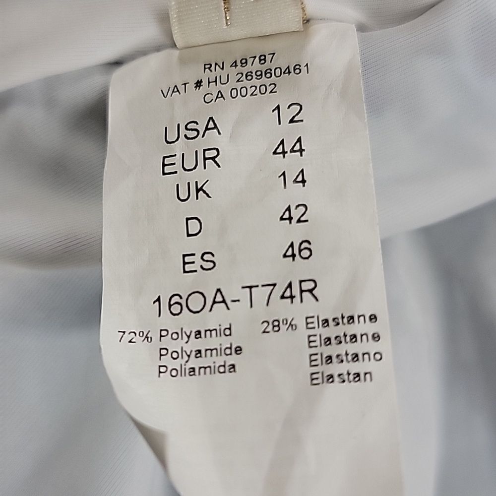 SOMA COTTEX OASIS SHADES OF BLUE ANIMAL PRINT TANKINI SWIM TOP, SIZE 12 - NEW - Picture 16 of 16